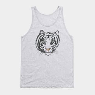 Tiger Illustration Tank Top